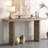 Wooden Console Table With Sturdy Sled Legs-1251481903