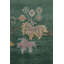 Rug & Kilim’S Chinese Art Deco Rug In Green With Brown And Blue Floral Patterns-520560980