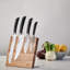Zyliss Universal Wood Magnetic Knife Block - Brown