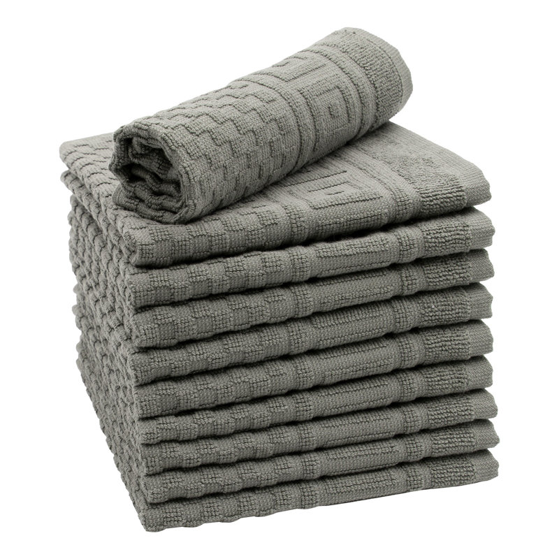Midweight Towels, Anthracite