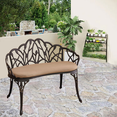 Tulip Patio Garden Park Bench by One Allium Way