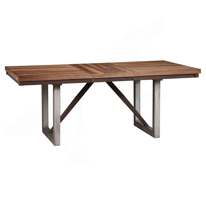 Rivera Natural Walnut Extension Dining Table