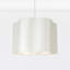 20cm H Cotton Drum Pendant Shade ( Uno )-71035721
