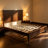 Solid Wood Bed Frame,King