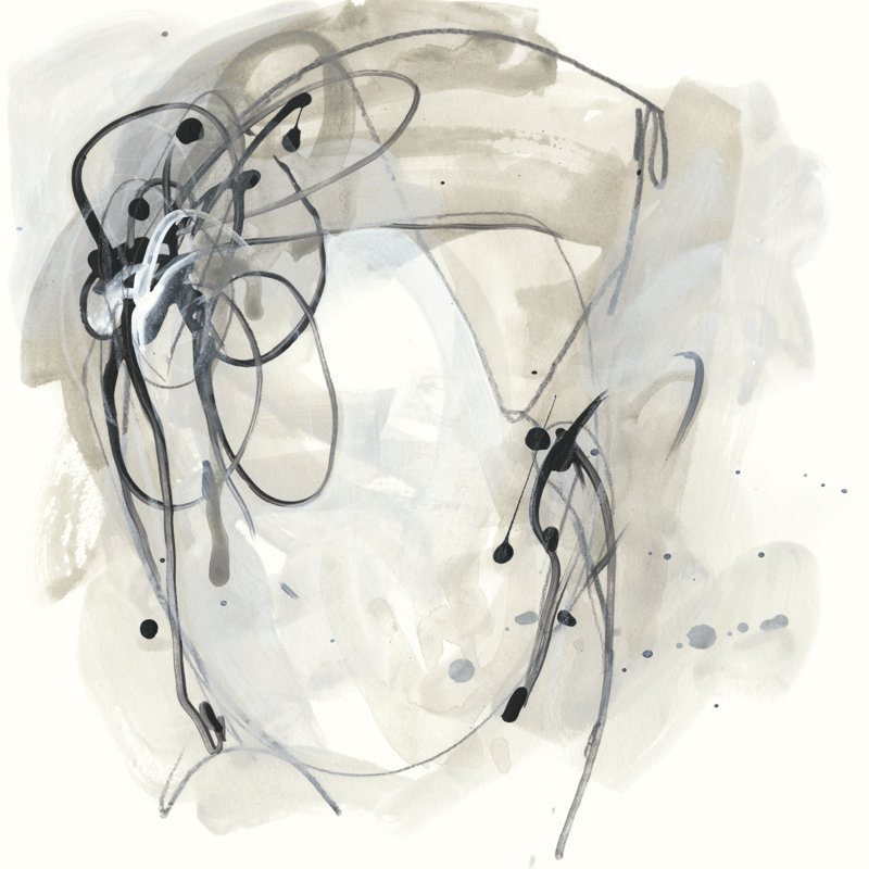 Monochrome Diaspora II by June Erica Vess - Wrapped Canvas Painting, 91cm H x 91cm W