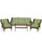 Herrin 5 - Person Patio Conversation Set with Cushions-1076301190-1081044662
