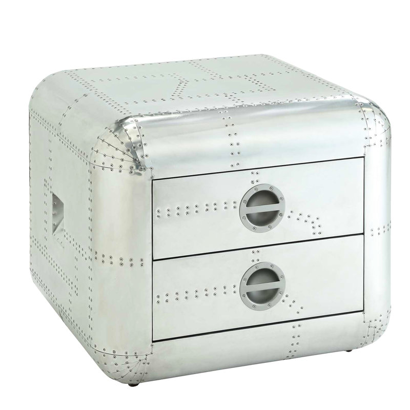 Table carrée en aluminium 2 - pour un usage quotidien et pratique