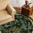 Floral Rug Botanical Birds Print Nature Plants Washable Non-slip-336992027-336992031