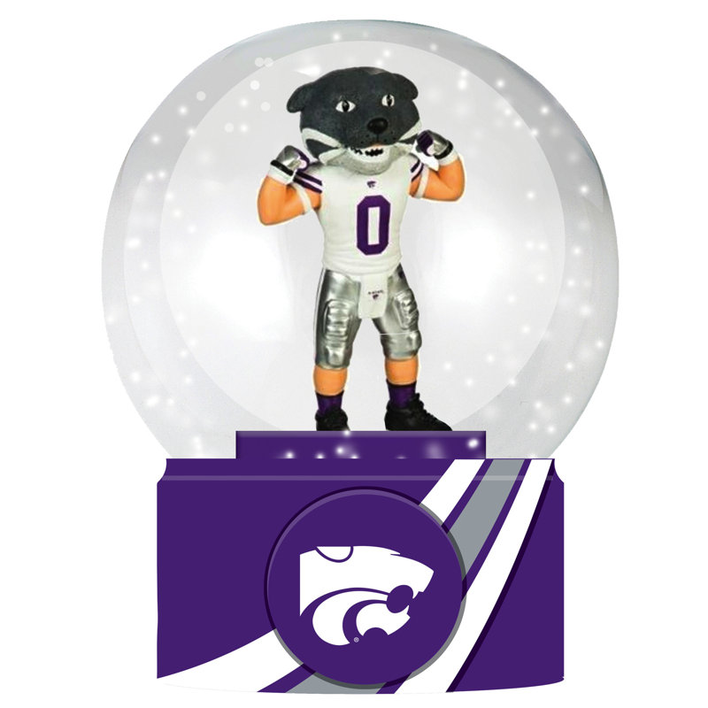 Sports Licensed 5" Mascot Water Snow Globe, Kansas State University