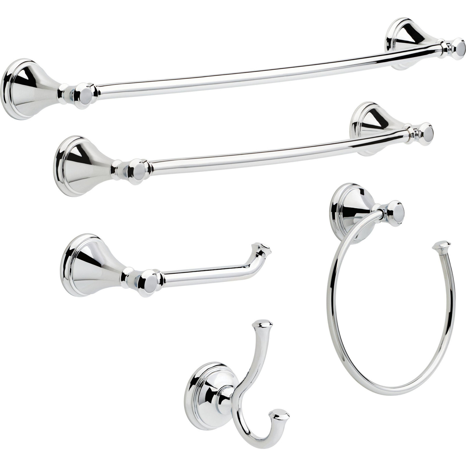 Cassidy™ Wall-Mounted Towel Hook, Chrome