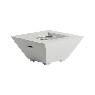 Square Concrete Propane Fire Pit