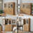 Bonie 62" Book Cabinet Storage Bookcase-987280751