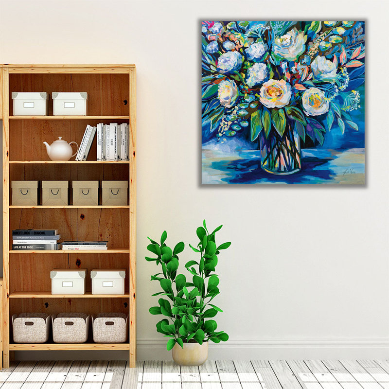 «Feeling Blue II», reproduction d'art sur toile, H 30 po x l 30 po