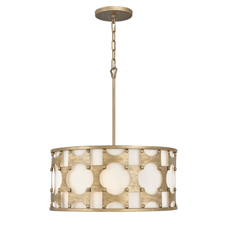 Luminaire suspendu tambour convertible 5 lumières Carter