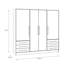 Ingram 4 Door Manufactured Wood Wardrobe
