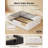 Floor Bed, Low Montessori 2-In-1 Convertible Beds, With Slats And High Rails, Upholstered Teddy Boucle, Curve Round Frame, No Box Spring Needed, Easy Assemble, Beige-469817827