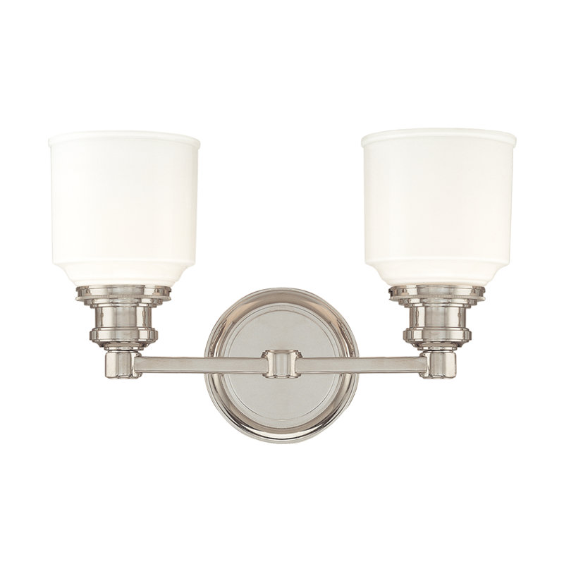 Éclairage pour meuble-lavabo 2 lumières Windham, Nickel poli