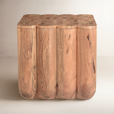 Arine Solid Wood End Table