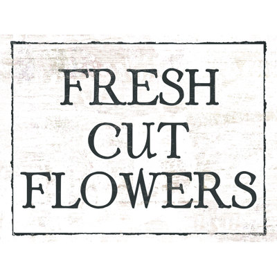 Fresh Cut Flowers - Wrapped Canvas Print