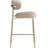 Lupita Upholstered Faux Leather Counter Stool with Iron Frame-12915247-12915246