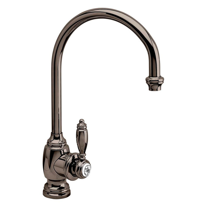 Hampton Kitchen Faucet, Black Nickel
