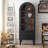 Black Solid + Manufactured Wood+Glass Display Cases