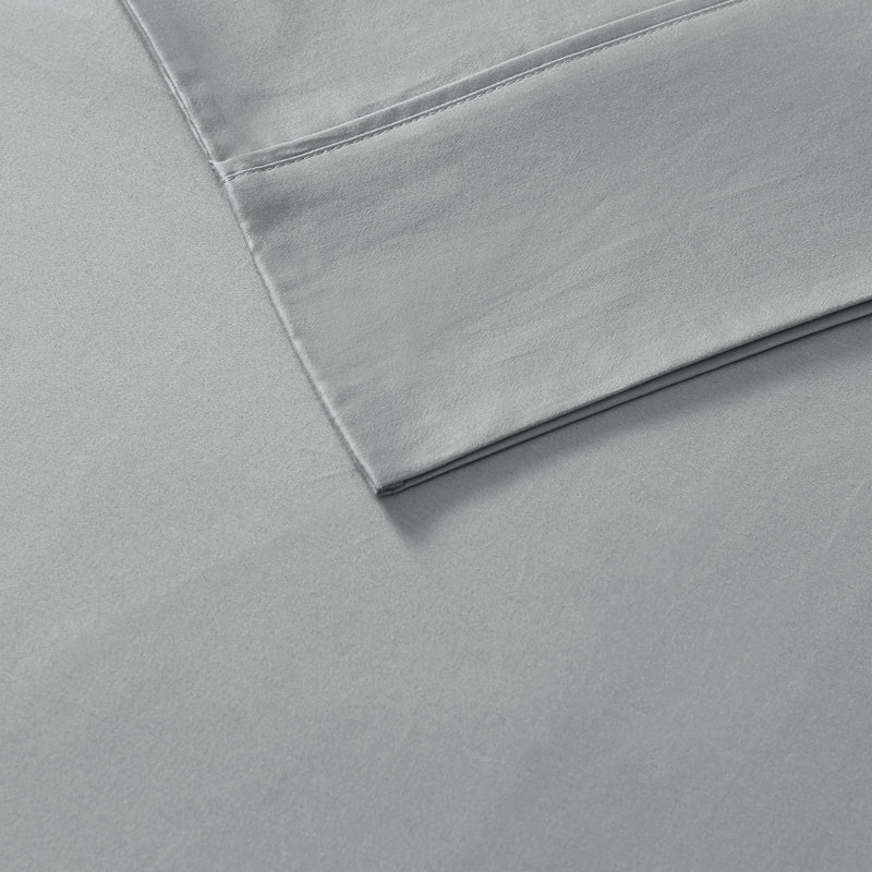 Ensemble de draps en coton 300 fils Farwell, Grand, Gris