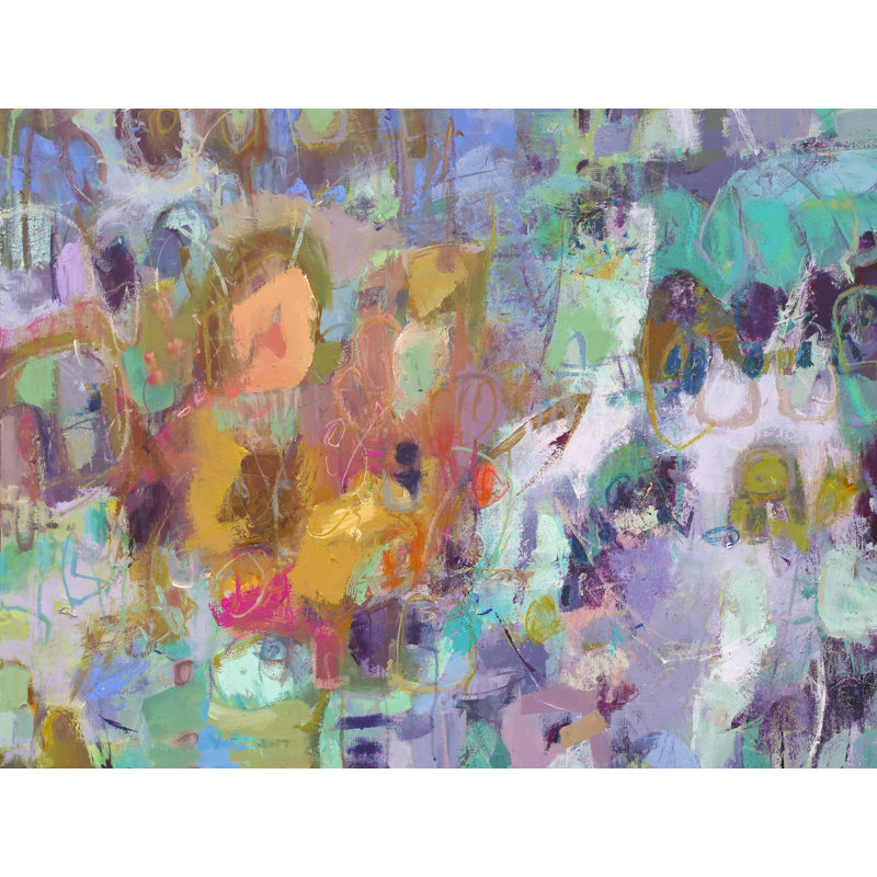 Awake by Elizabeth Chapman, Black Framed Canvas, 24" H x 32" W