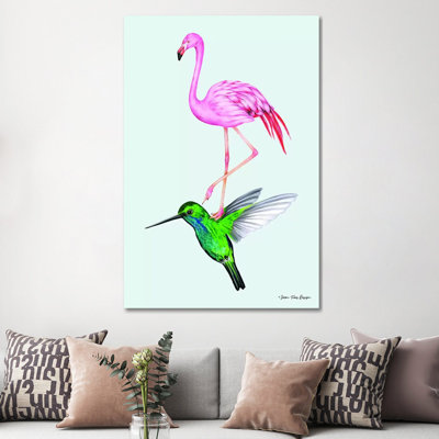 " The Hummingbird And The Flamingo "