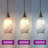 Cowie 1 - Light Gray Teardrop Pendant