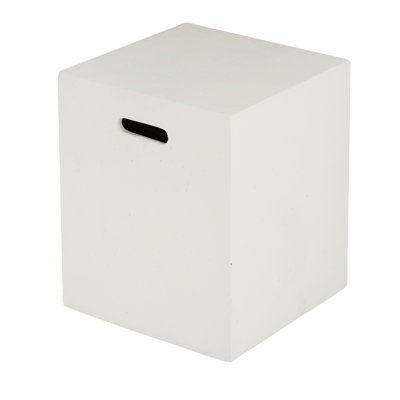 16X20 Inch MGO Tank Holder/Side Table, White