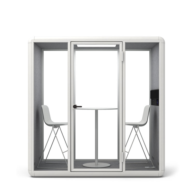 Porte-clés, ensemble de tables debout Tucker, Blanc