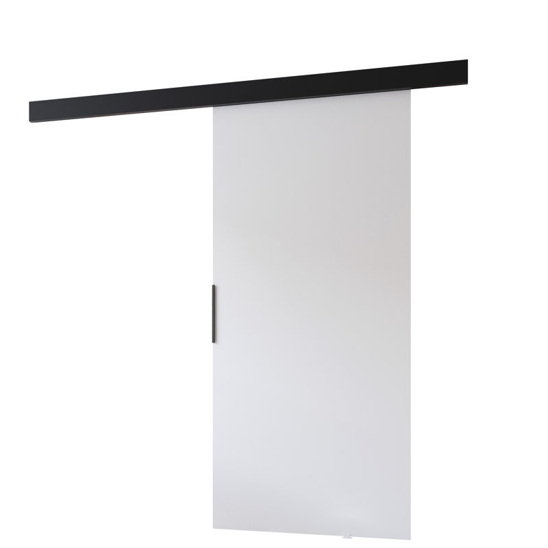 Sliding Door Prim A, Interior Door, 96cm x 205cm, White/Black