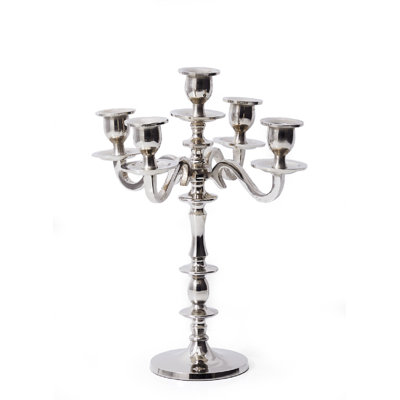 14'' H Aluminum Tabletop Candelabra