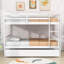 Lit superposé simple au-dessus d'un lit simple avec lit gigogne Gudveig de Harriet Bee-1336367281