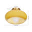 Plafonnier semi-encastré Mid-Century moderne beige-192200019