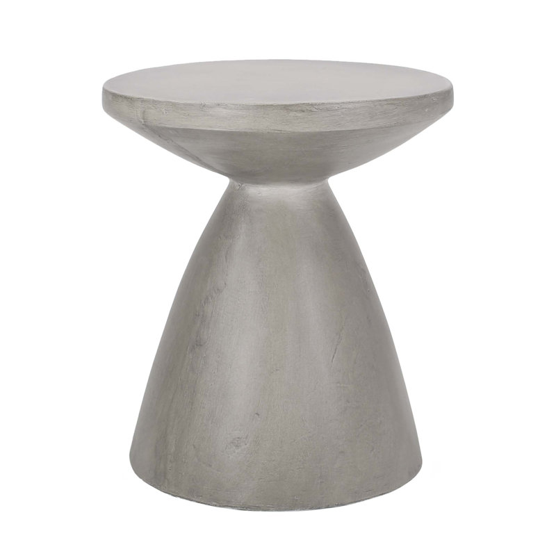Outdoor Lightweight Concrete Side Table
