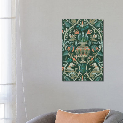 Verdant Tapestry I by June Erica Vess - Wrapped Canvas Print