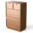 27.5" W Manufactured Wood 5-Drawer Vertical Chest-1082240782