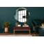 Huldar Glass Flat Wall Mirror