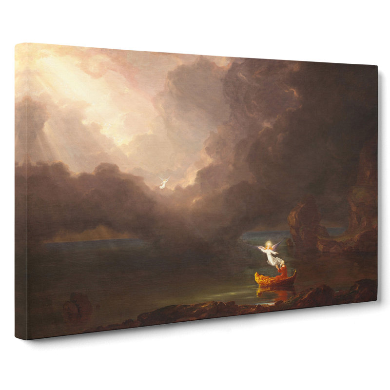 The Voyage Of Life Old Age by Thomas Cole - Wrapped Canvas, 35cm H x 50cm W x 3cm D