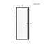 Porte intérieure vitrée Full-Lite 28" × 80", cadre en aluminium noir mat, porte à charnières pour garde-manger-136026391
