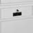 Filing Cabinet Storage Cabinet for Office Steel and Tempered Glass-876000371