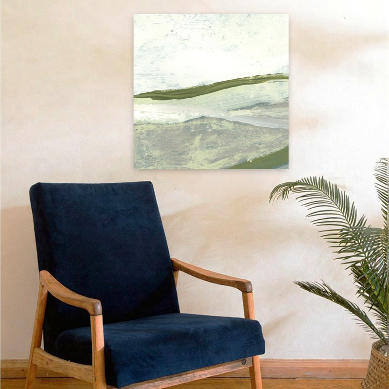 View 2 Abstract Contemporary Modern Horse Landscape Nature Wall Art Print, 60.96cm H x 60.96cm W