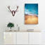 Alone upon the Beach - Wrapped Canvas-55368529