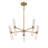 Daylene 10 - Light Dimmable LED Modern Linear Chandelier