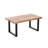 Coffee Table with Metal Legs