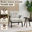 Ensemble de 2 fauteuils d'appoint rembourrés Dxcvauo