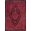 Overdyed One-of-a-Kind 6' 7" X 9' 8" Hand Knotted Area Rug