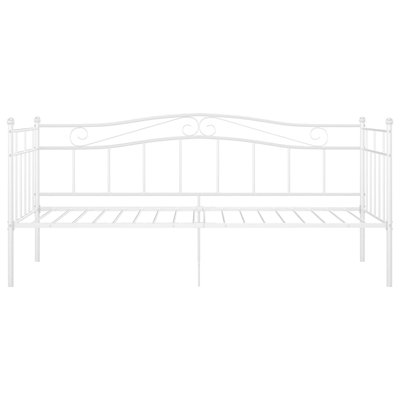 vidaXL Sofa Bed Frame Powder-coated metal Single